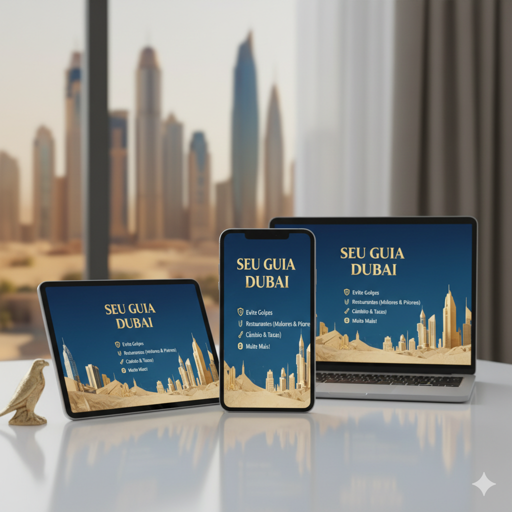 Capa do Guia de Dubai